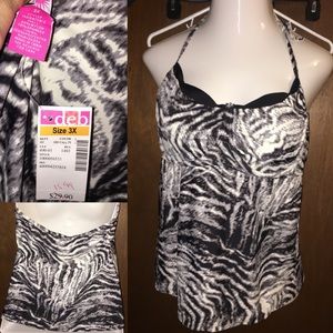 NWT Tankini Swim Top